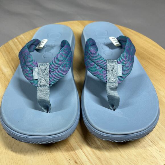 Chaco Chillos Womens size 8 Blue Comfort LUVSEAT Arch Support Flip-Flop Sandals - Picture 2 of 13